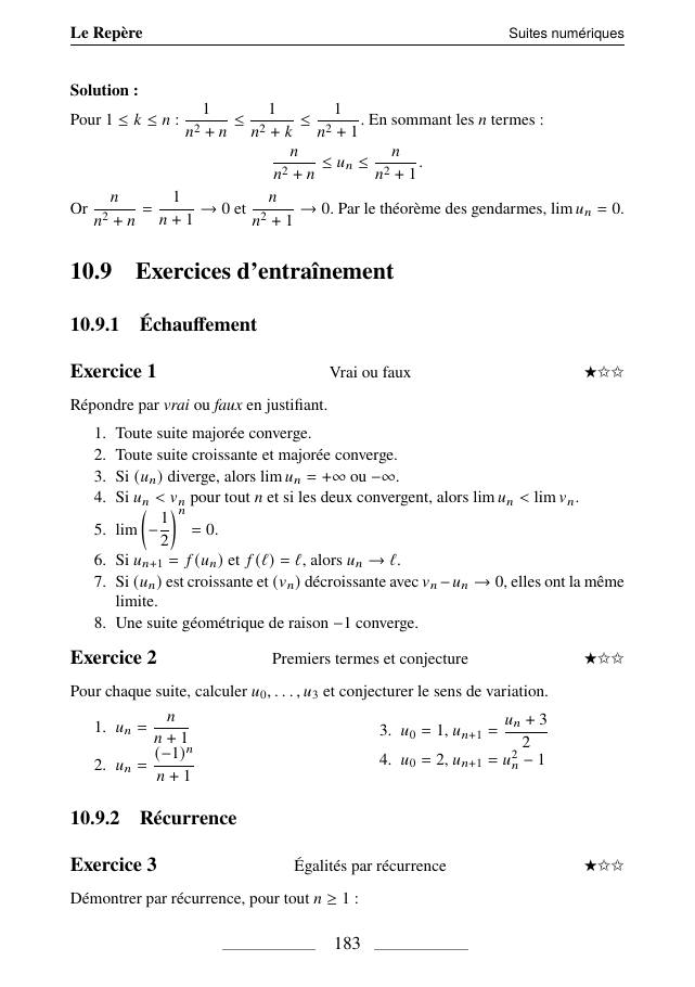Suites numériques, p. 183